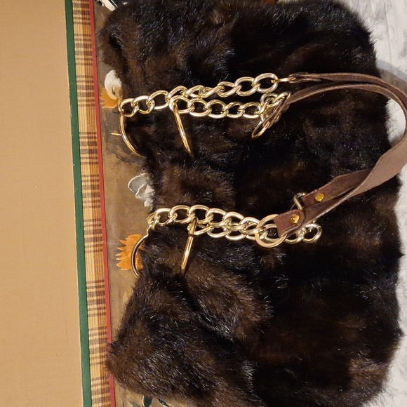 Glenda Gies Faux Fur Tote - Picture 1 of 13
